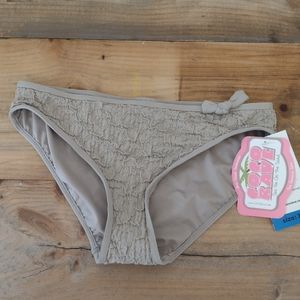Coco Rave Swimwear Tan Miss Pebble 252 Bikini Bottom Size XL NWT